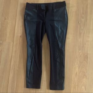 Ann Taylor petite sz 2 faux leather ankle pants